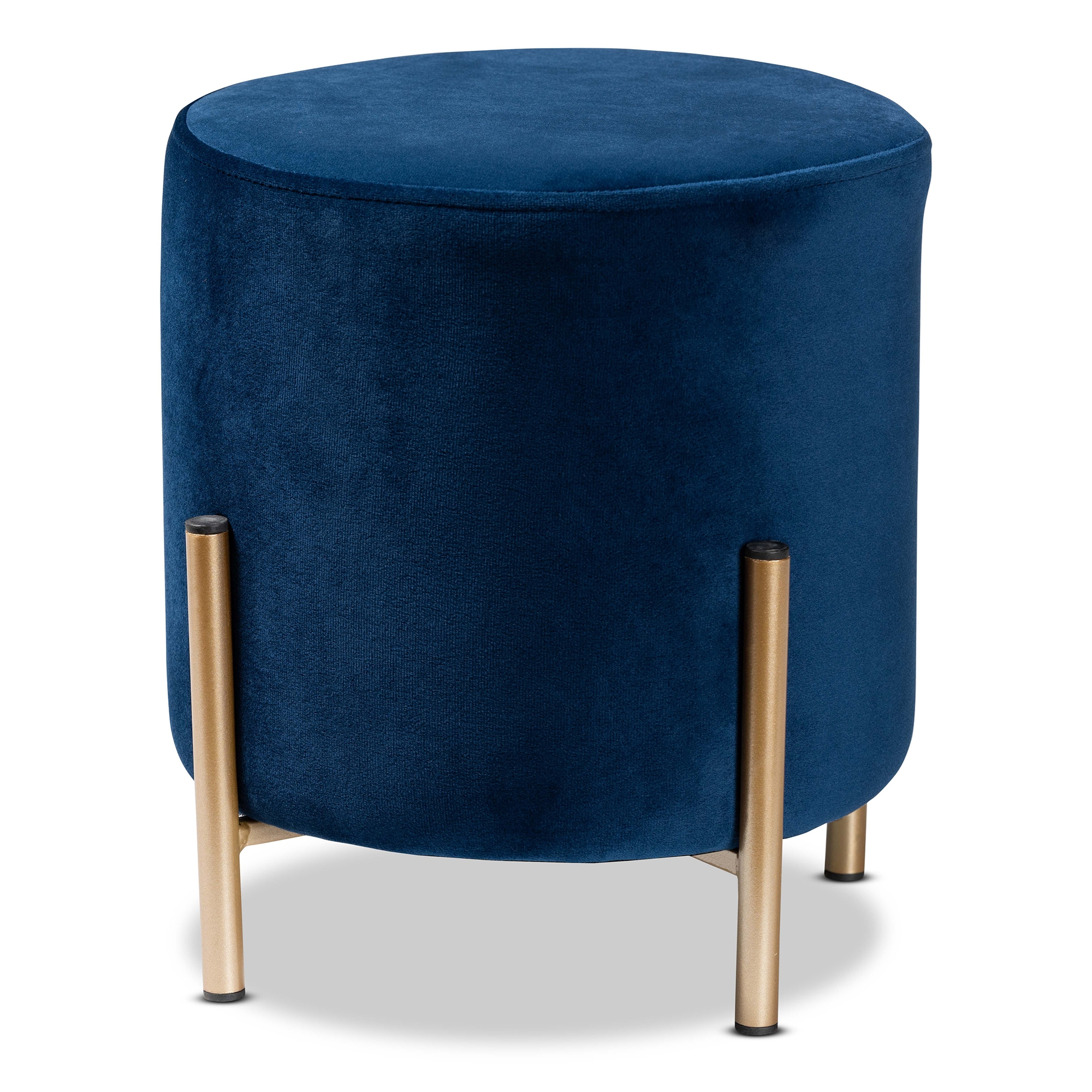 Navy deals gold ottoman